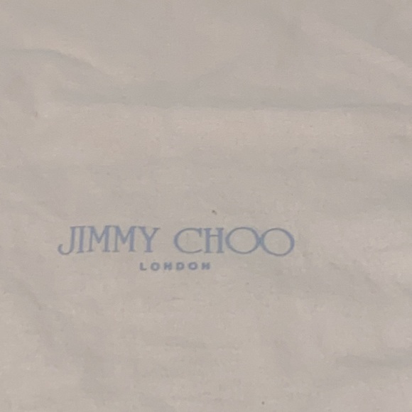Authentic Jimmy Choo signature shoes storage dust bag small purse clutch etc - Picture 2 of 3